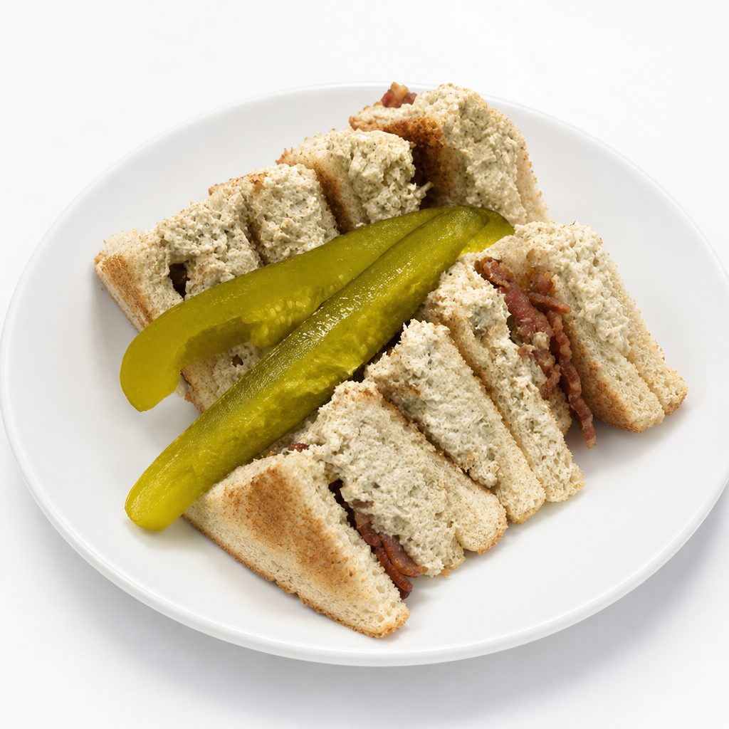 Chicken Salad Club Sandwich.