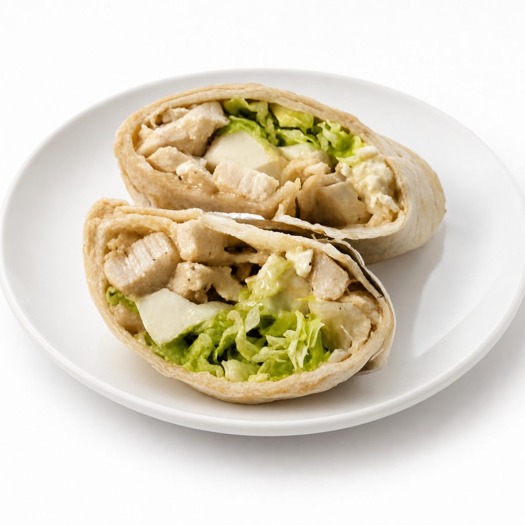 Grilled Chicken Caesar Wrap.