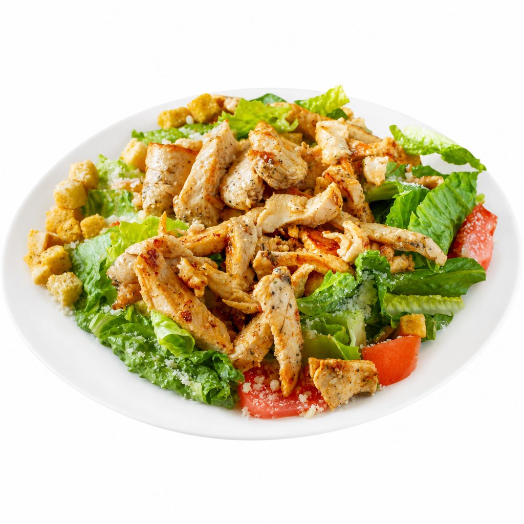 Grilled Chicken Caesar Salad.
